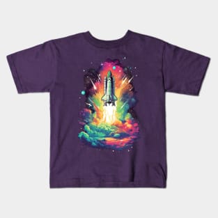 Space Shuttle Launch Kids T-Shirt